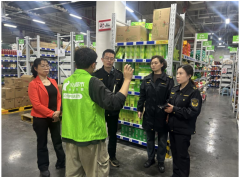 沉庆九龙坡开展线上配送超市食物平安专项查抄